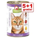 5 plus 1 gratis zooplus granatapet 400 g dosen
