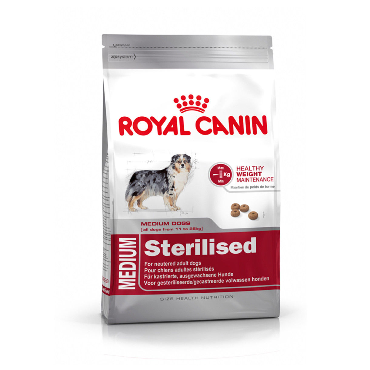 Royal Canin Hundefutter Medium Sterilised 12 kg mit kurzem MHD für 22,22 € inkl. Versand bei eBay royal canin medium strerilised hundefutter