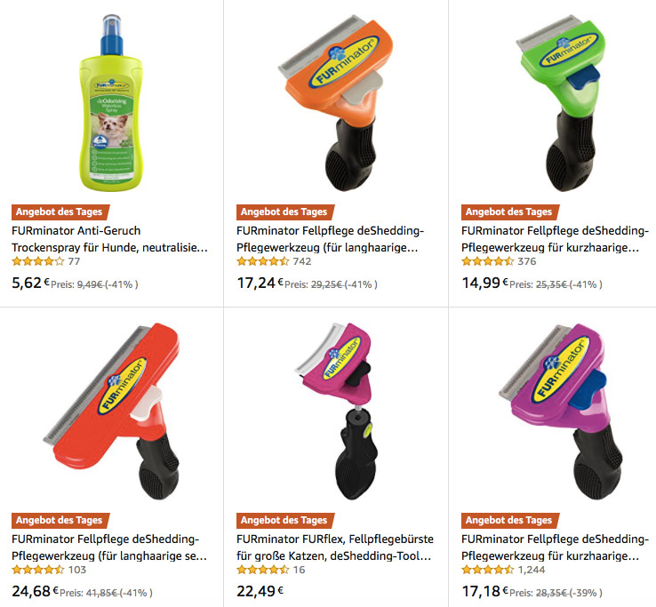 furminator angebote amazon screenshot