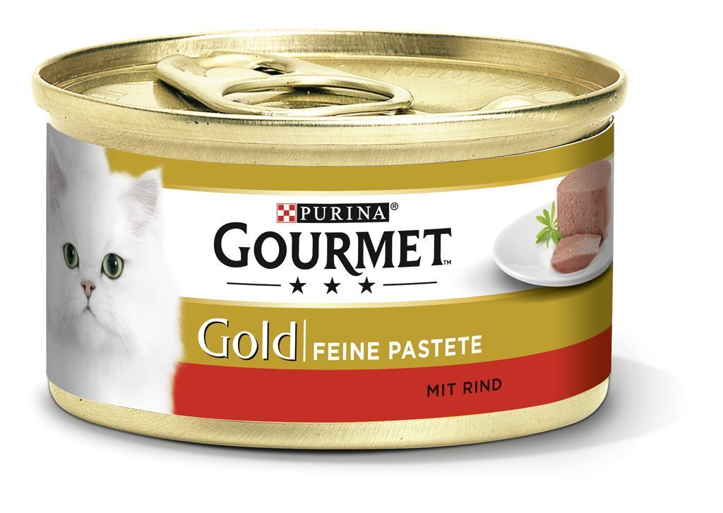 Gourmet Katzenfutter im Angebot des Tages bei Amazon, z. B. 12 x 85 g Gourmet Gold Feine Pastete Rind für 3,01 € gourmet gold pastete rind 85 g amazon