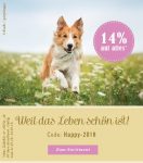 14 prozent auf alles terra canis pfingsten