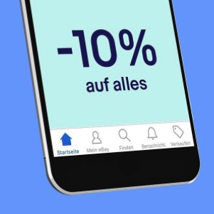 10 prozent auf alles ebay app