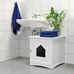 trixie katzentoiletten haus weiss