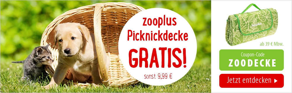 zooplus picknickdecke gratis 39 euro mbw