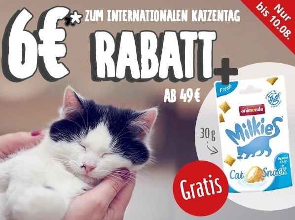 2018 08 08 5b6b2c26486cd Rabatt Katzentag Zooroyal sparpfoten