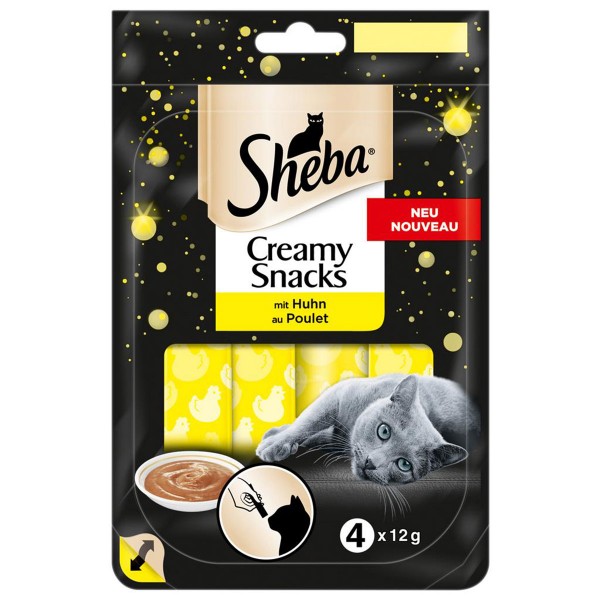 sheba creamy snack mit huhn zooroyal