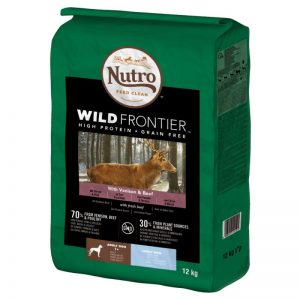 81153 pla dog dry wild frontier adult large with venisonbeef 12kg 5