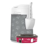 65144 LitterLocker Fashion Stoff Bezug Cat paws grey Cat Paws Grey Final2 720x600