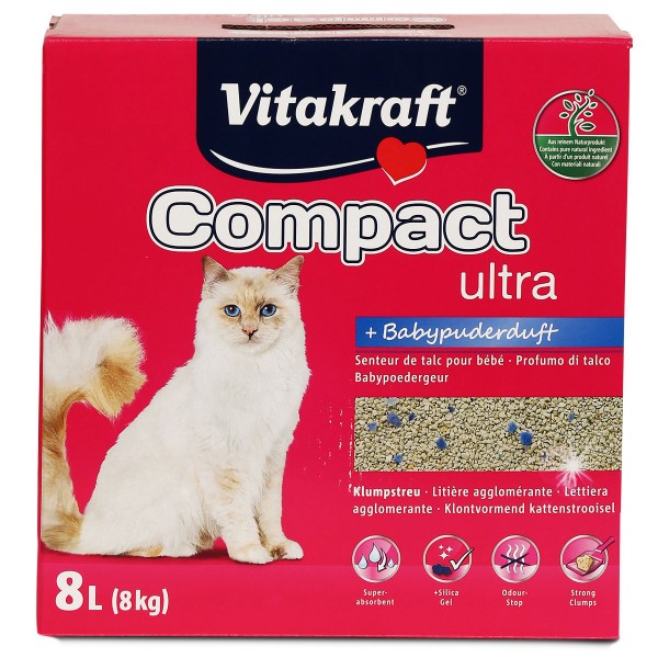 vitakraft katzenstreu compact ultra plus 8kg