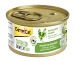 gimcat 70 g superfood shinycat huehnchen apfel