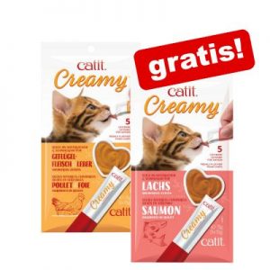 2x15 g creamy snack gratis 1