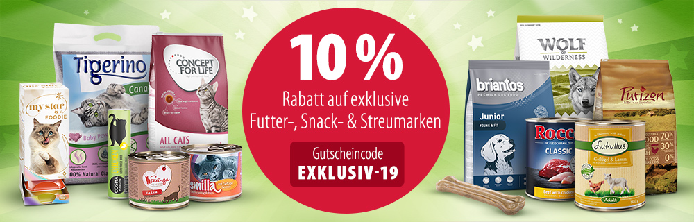 zooplus 10 prozent auf exklusive marken 02 2019