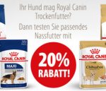 zooplus 20 prozent auf royal canin nassfutter hund e1550574940623