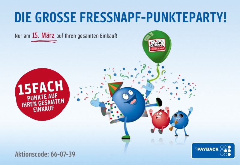 fressnapf freitag 15 x punkten