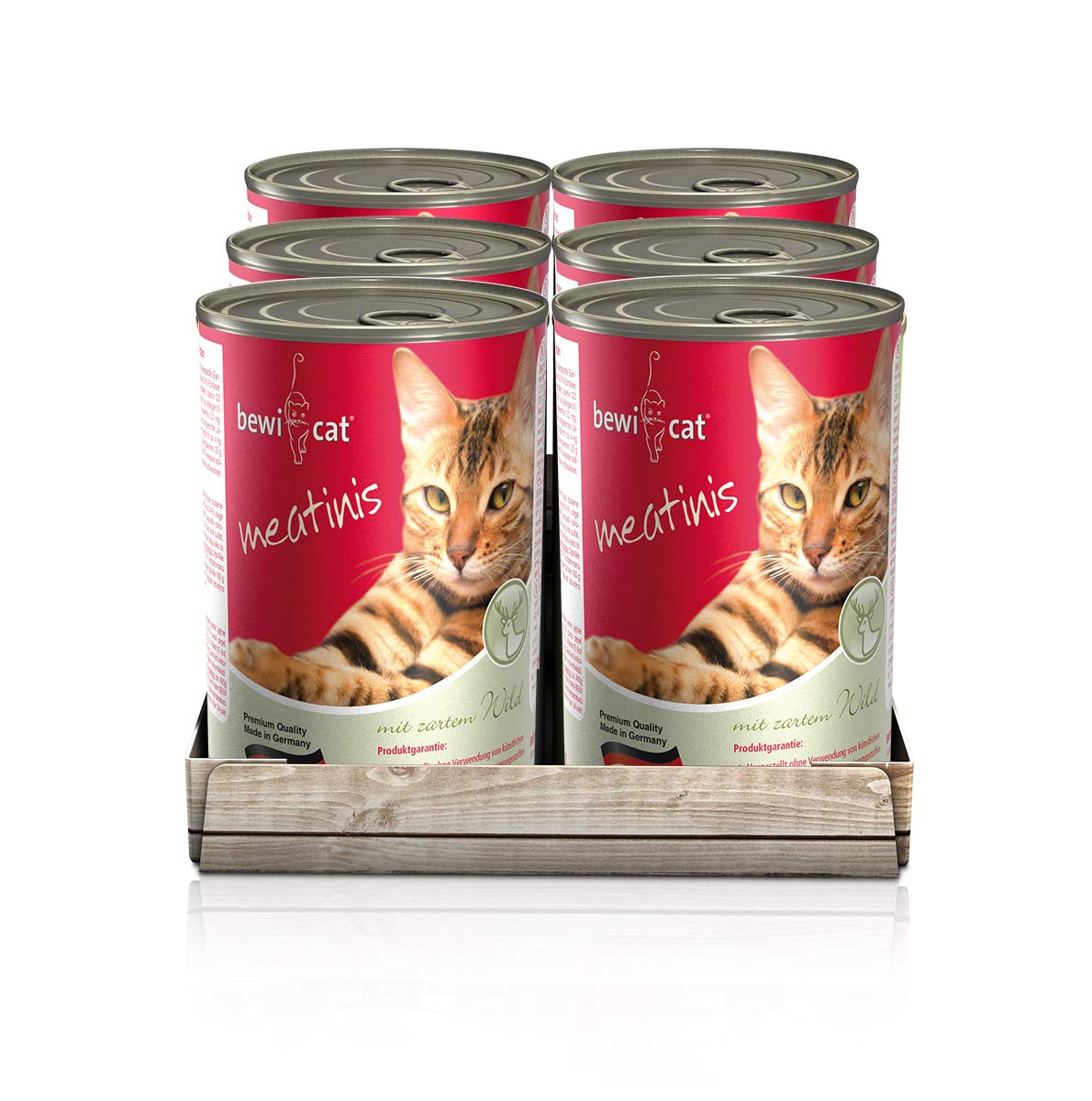 bewi cat meatinis wild 6 x 400 g amazon