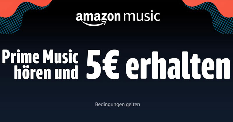 amazon music 30 sekunden hoeren 5 euro gutschein