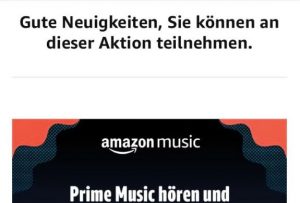 gute neuigkeiten amazon music teilnahmeberechtigt