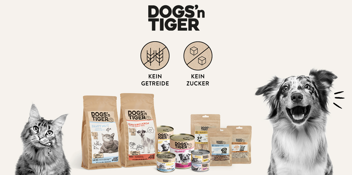 Dogs'n Tiger Newsletter Gutschein